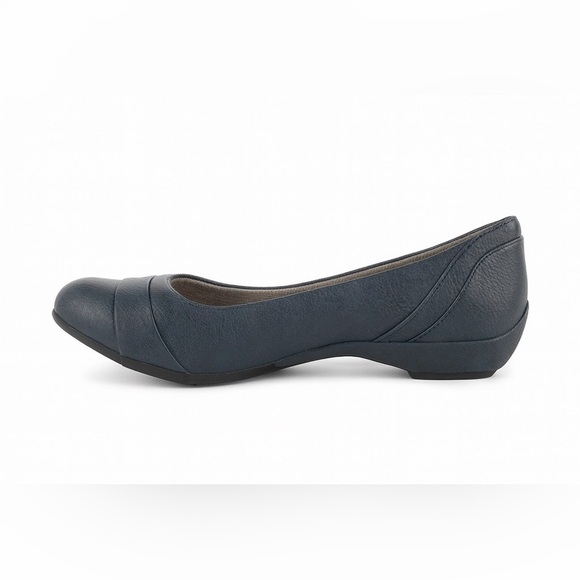 Life Stride Soft System Sz 6.5 Wide Navy Blue Slip-On Flats Excellent Condition - Picture 5 of 6